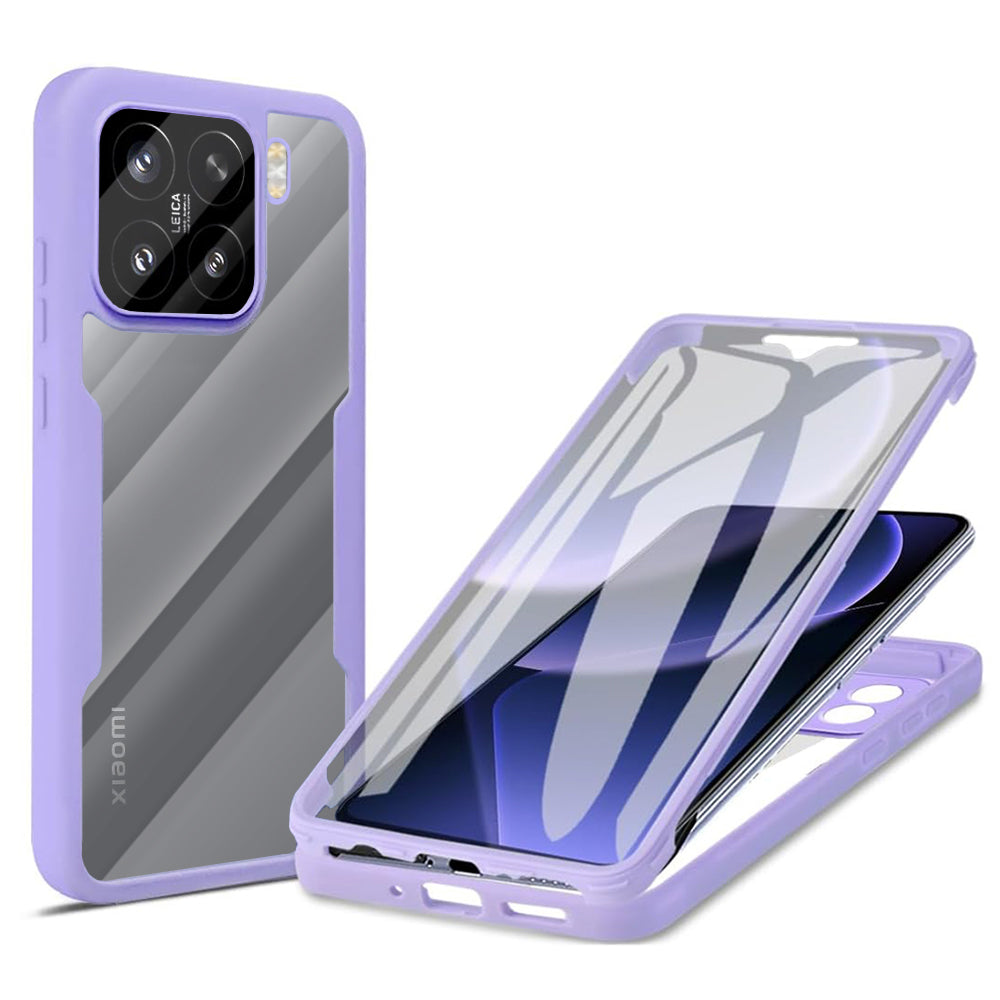 Folie de protectie Techsuit ColorVerse 360 Series + compatibil cu Xiaomi 15, Mov
