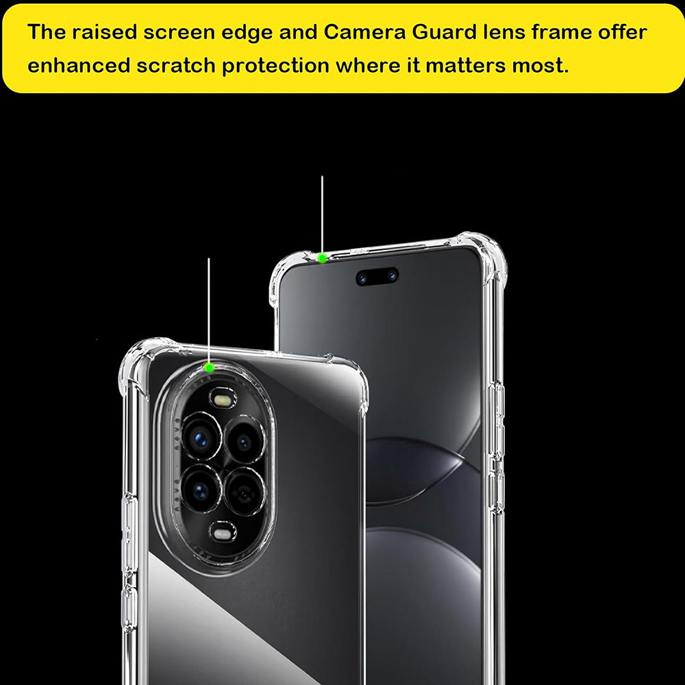 Husa de protectie Techsuit Shockproof Clear Silicone compatibil cu Huawei nova 13 Pro, Transparent
