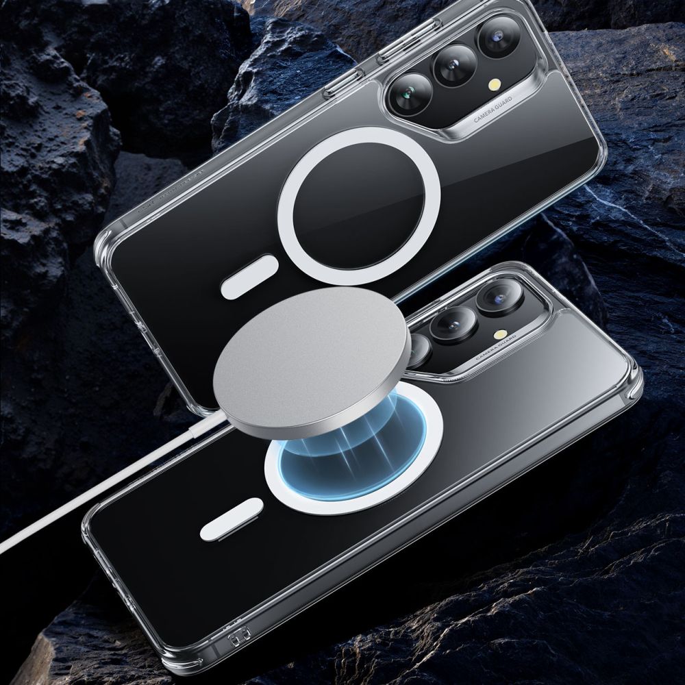 Husa de protectie ESR Classic Hybrid HaloLock compatibil cu Samsung Galaxy S25 Plus, Transparent
