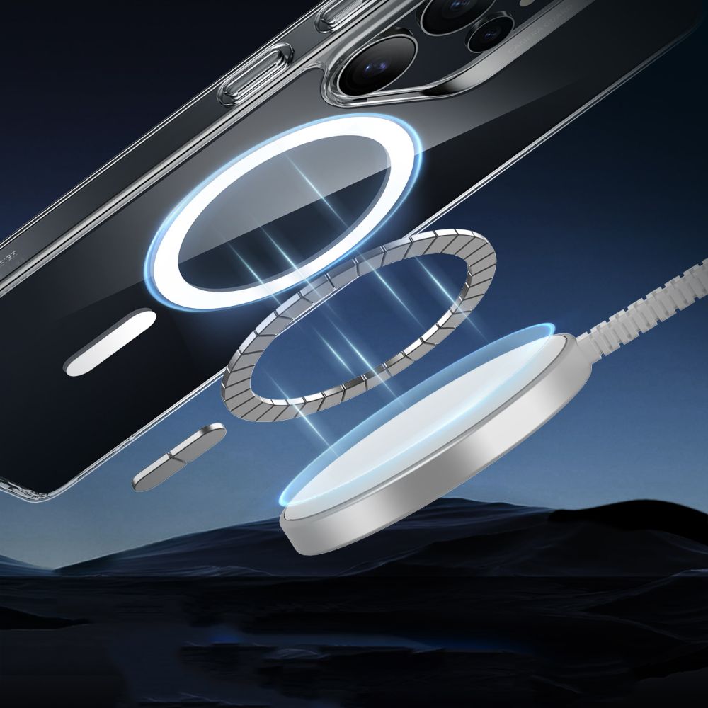 Husa de protectie ESR Classic Hybrid HaloLock compatibil cu Samsung Galaxy S25 Ultra, Transparent