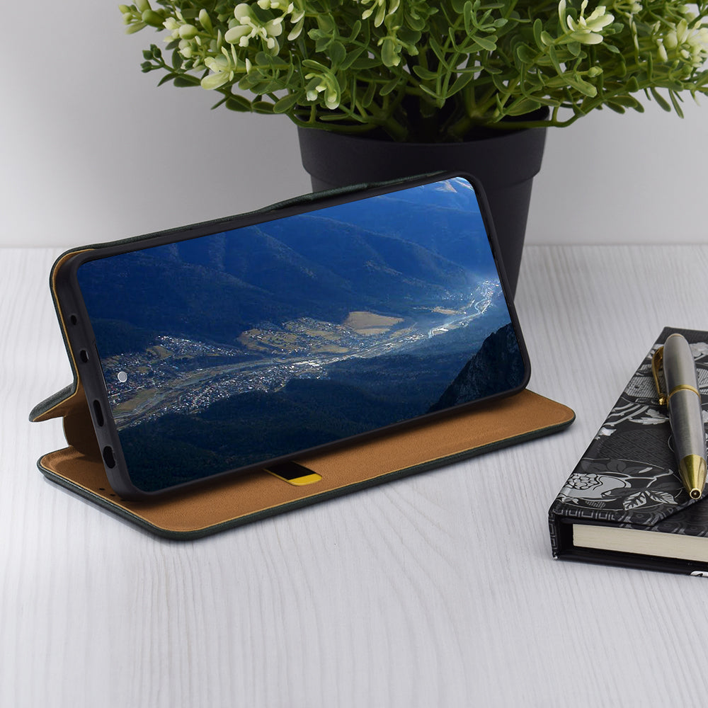 Husa de protectie Techsuit Safe Wallet Plus compatibil cu Motorola Moto G75, Verde