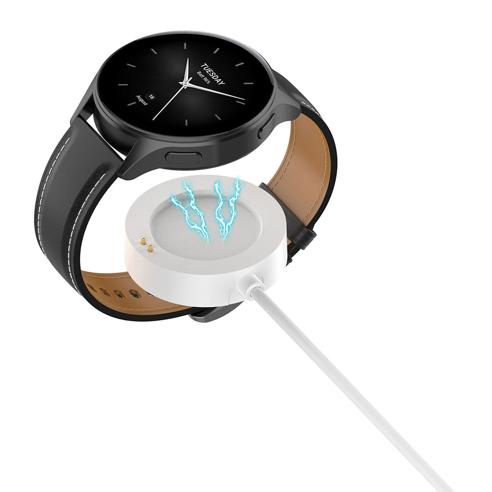 Incarcator Techsuit SmartWatch Wireless Charging Cable (TXC5), for Xiaomi Watch S4/2/S3/H1/Watch2 Pro/Watch S2, Alb