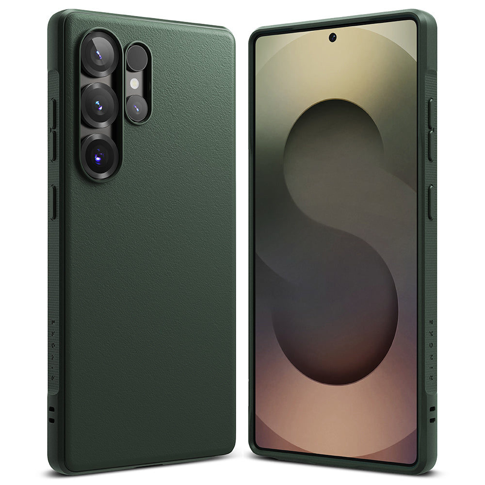 Husa de protectie Ringke Onyx compatibil cu Samsung Galaxy S25 Ultra, Verde Inchis
