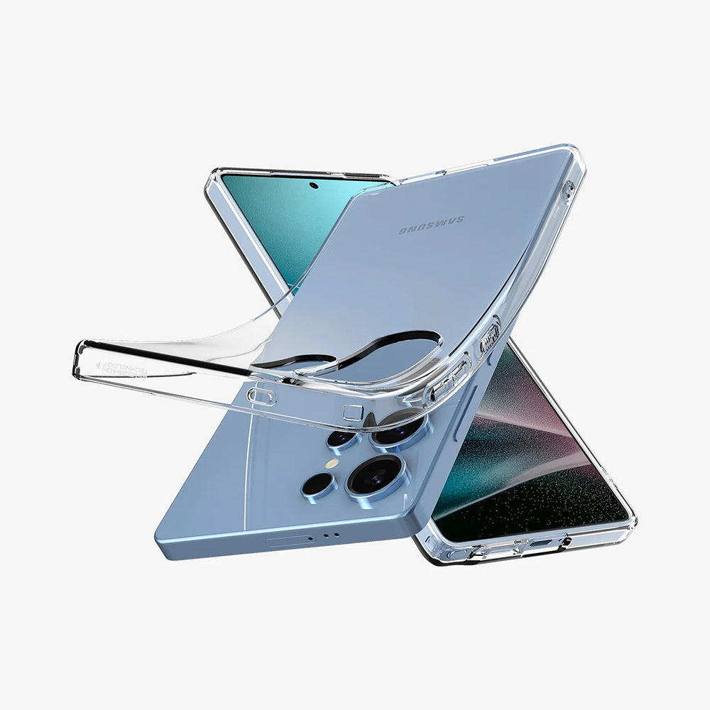 Husa de protectie Spigen Liquid Crystal (ACS08948) compatibil cu Samsung Galaxy S25 Ultra, Transparent