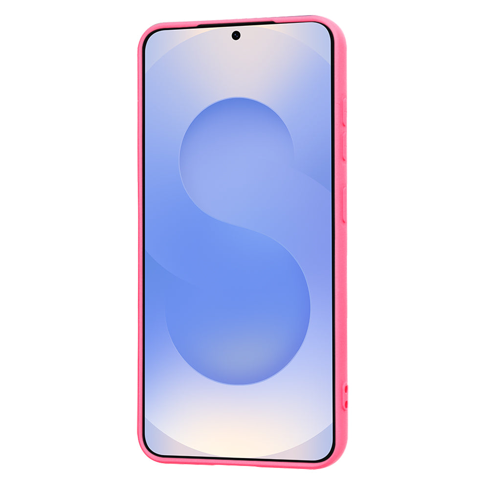 Husa de protectie Techsuit SoftFlex compatibil cu Samsung Galaxy S25, Roz Intens