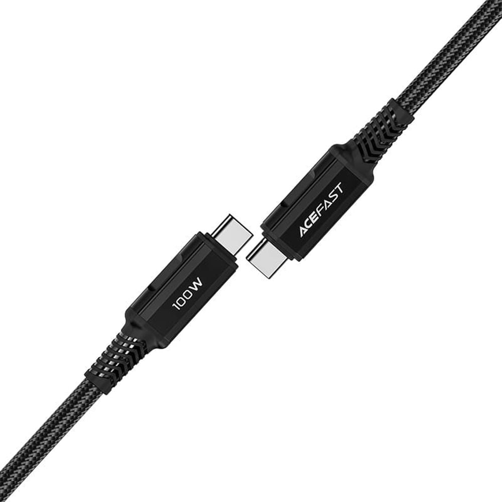 Cablu Acefast C4-03, Type-C to Type-C, 100W, 2m, Negru