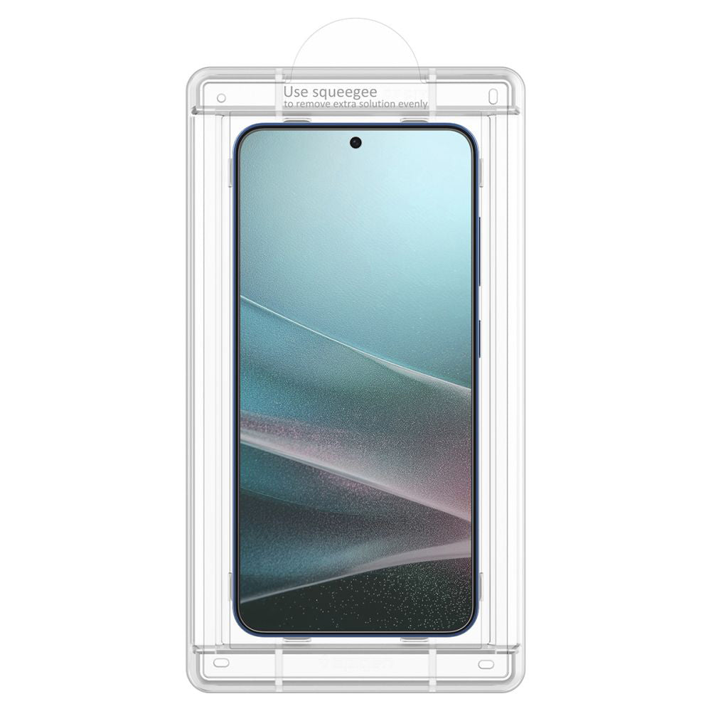 Folie de protectie Spigen Elite Shield EZ Fit HD (AFL09091) compatibil cu Samsung Galaxy S25, Transparent