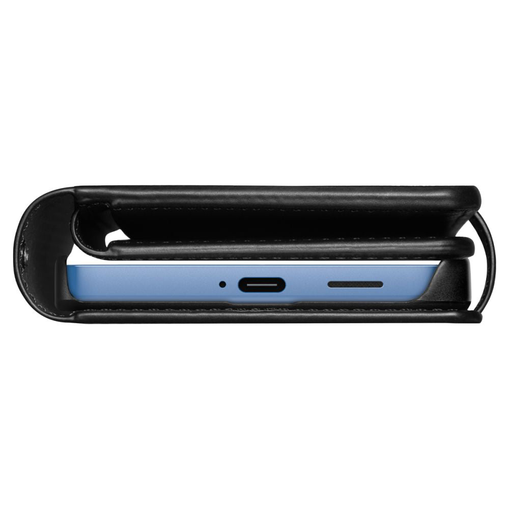 Husa de protectie Spigen Wallet S (ACS09125) compatibil cu Samsung Galaxy S25 Plus, Negru