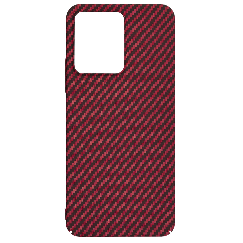 Husa de protectie Techsuit Carbonite FiberShell compatibil cu XXiaomi Redmi 13C 4G / Redmi 13C 5G / Poco C65, Rosu
