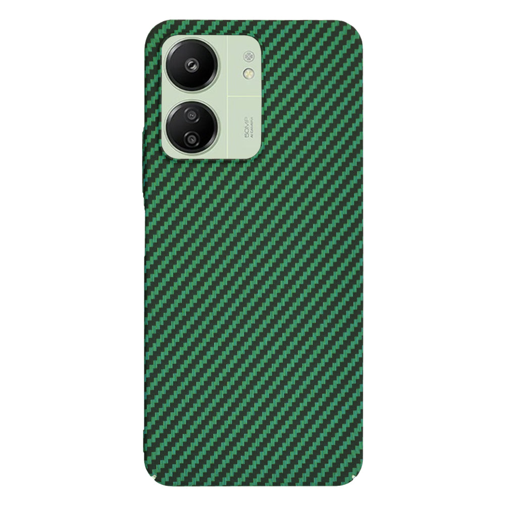 Husa de protectie Techsuit Carbonite FiberShell compatibil cu Xiaomi Redmi 13C 4G / Redmi 13C 5G / Poco C65, Verde