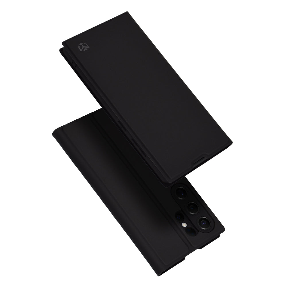 Husa de protectie Techsuit Magskin Book compatibil cu Samsung Galaxy S25 Ultra, Negru