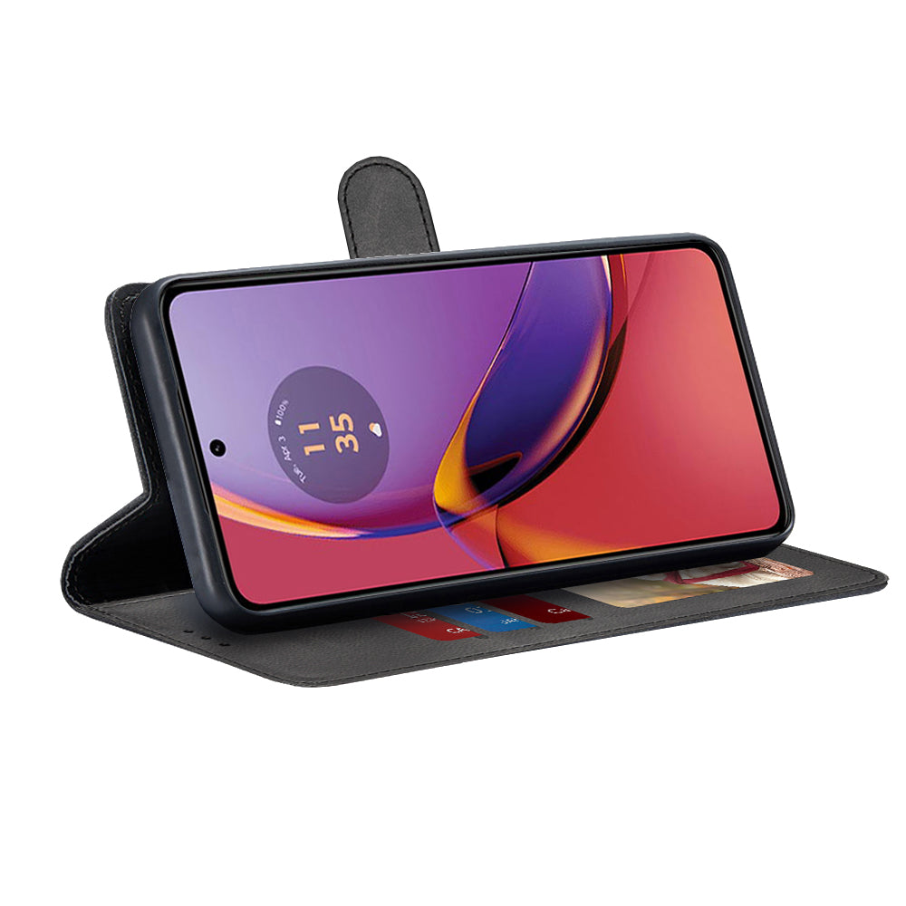 Husa de protectie Techsuit Diary Book compatibil cu Motorola Moto G84, Negru
