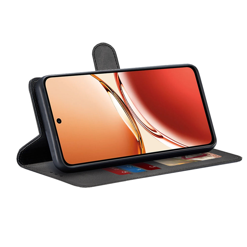 Husa de protectie Techsuit Diary Book compatibil cu Oppo Reno12 F 4G / Reno12 F 5G / Reno12 FS 4G / Reno12 FS 5G, Negru