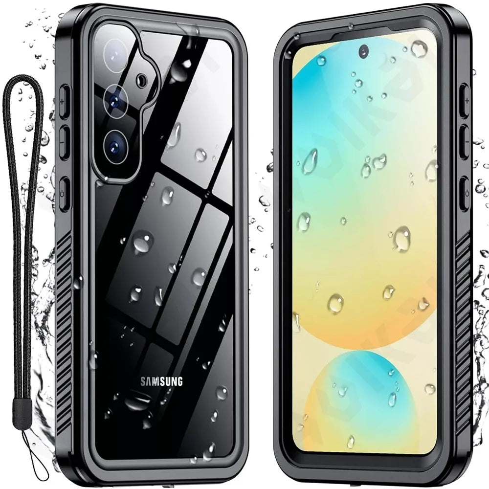 Husa de protectie ShellBox Waterproof IP68 compatibil cu Samsung Galaxy S25 Plus, Negru