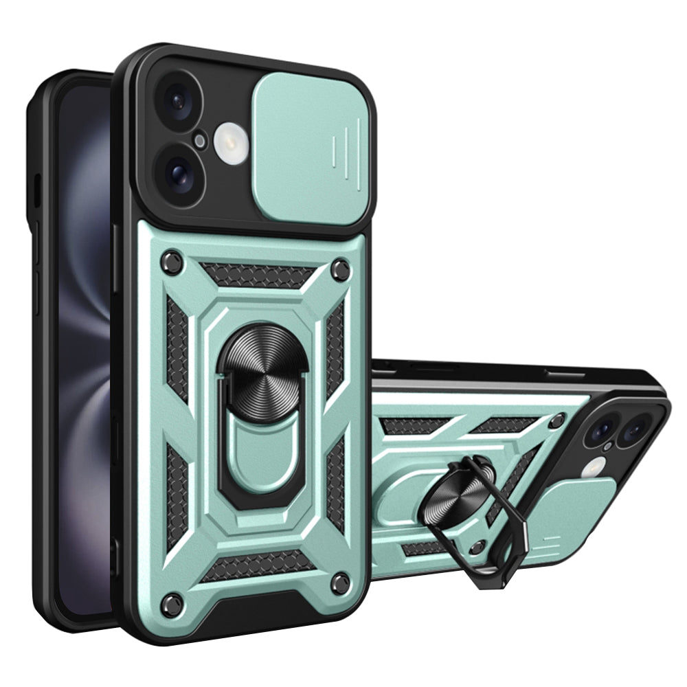 Husa de protectie Techsuit CamShield Series compatibil cu iPhone 16 Plus, Verde