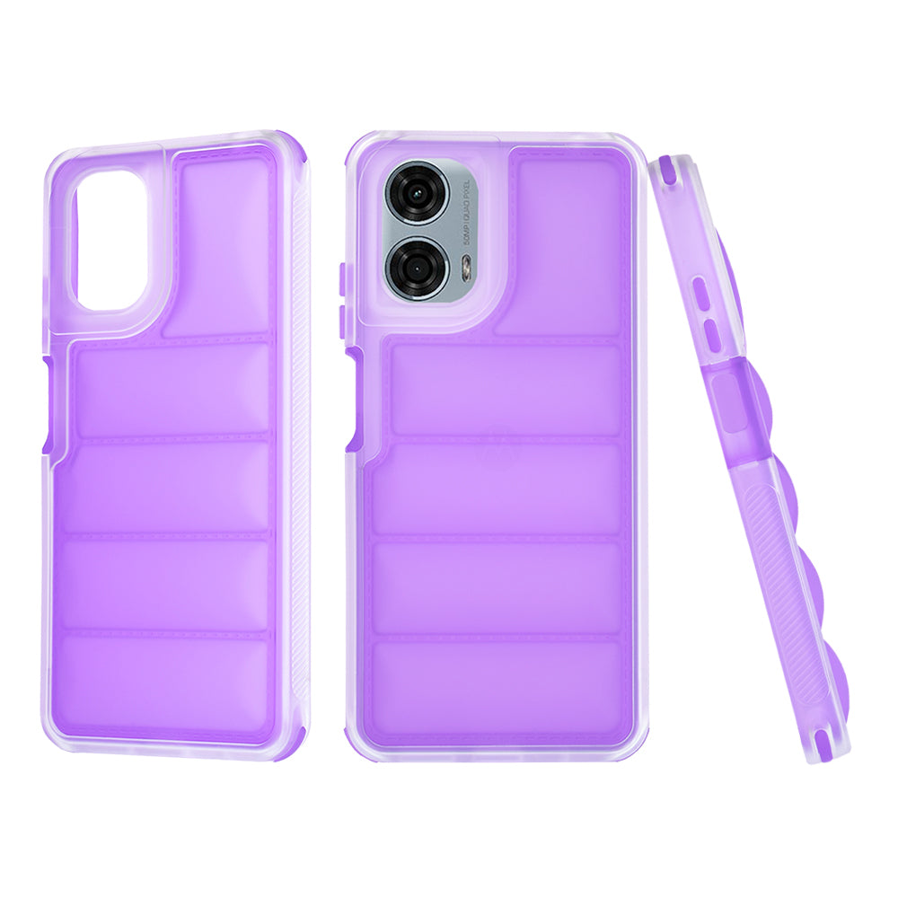 Husa de protectie Techsuit Wave Shield compatibil cu Motorola Moto G24 Power, Violet
