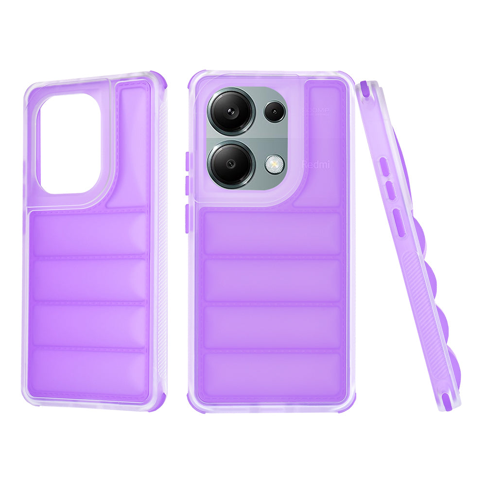 Husa de protectie Techsuit Wave Shield compatibil cu Xiaomi Redmi Note 13 Pro 4G / Poco M6 Pro 4G, Violet