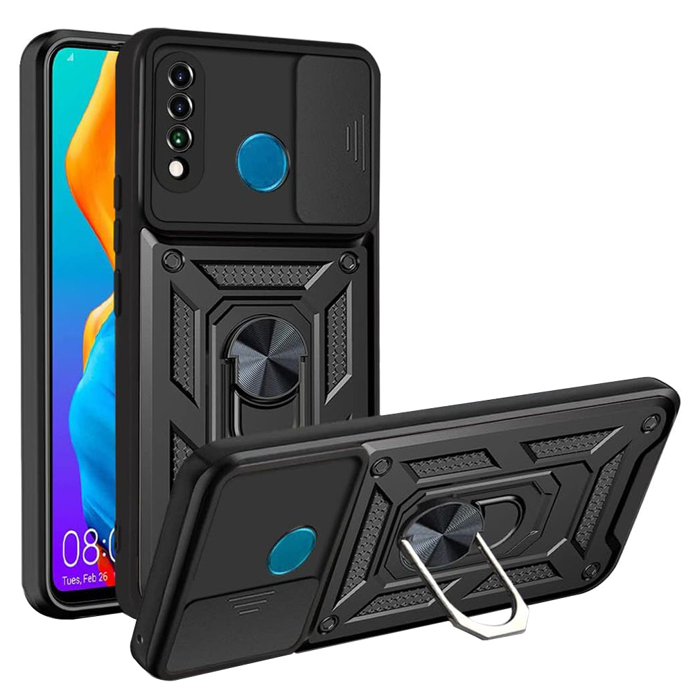 Husa de protectie Techsuit CamShield Series compatibil cu Huawei P30 Lite / P30 Lite New Edition, Negru