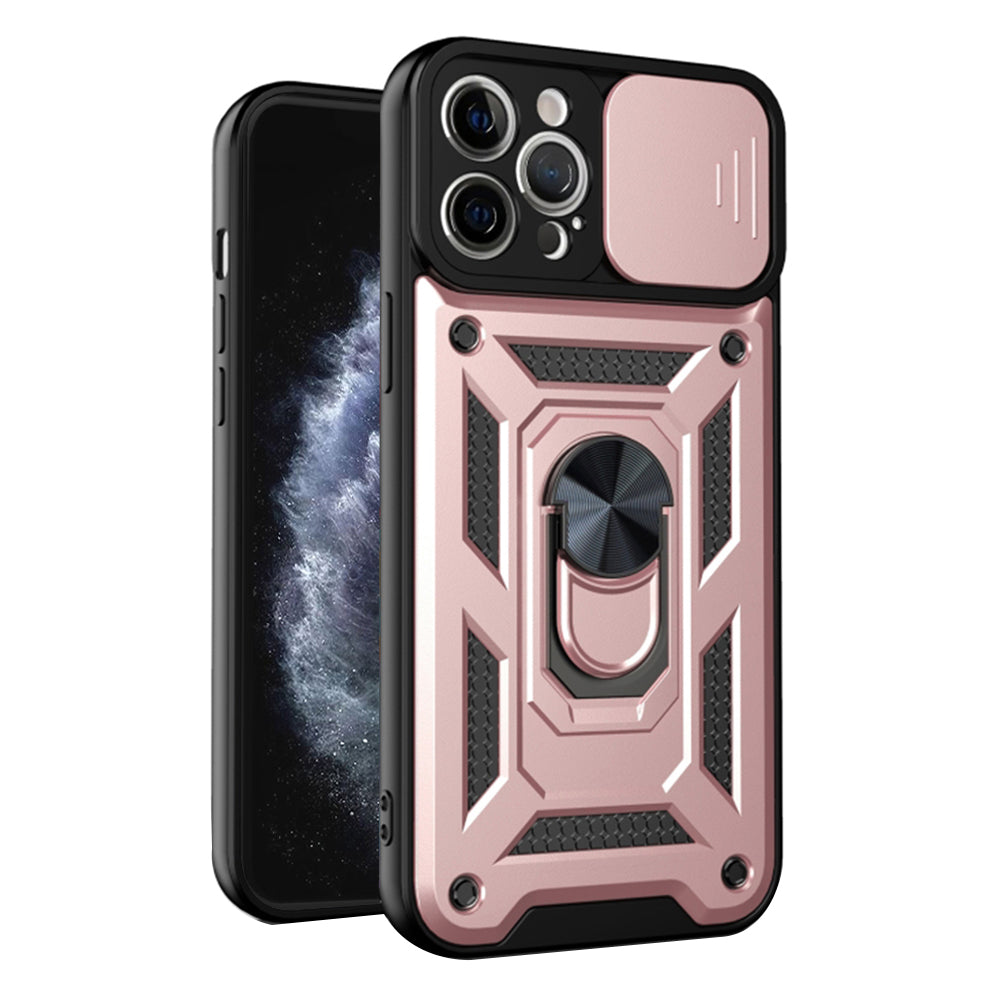 Husa de protectie Techsuit CamShield Series compatibil cu iPhone 11 Pro, Roz Auriu