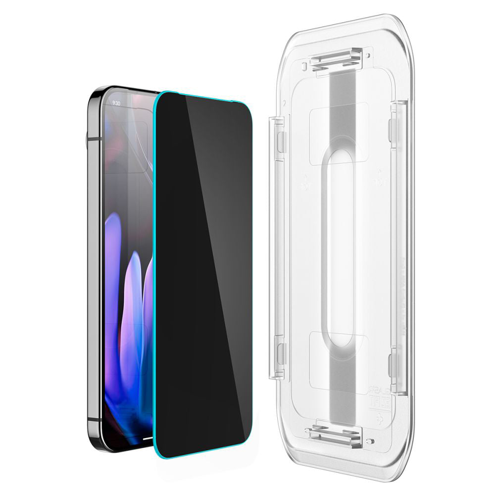 Folie de protectie Spigen Glas.tR EZ-FIT compatibil cu Google Pixel 9 Pro XL, Privacy