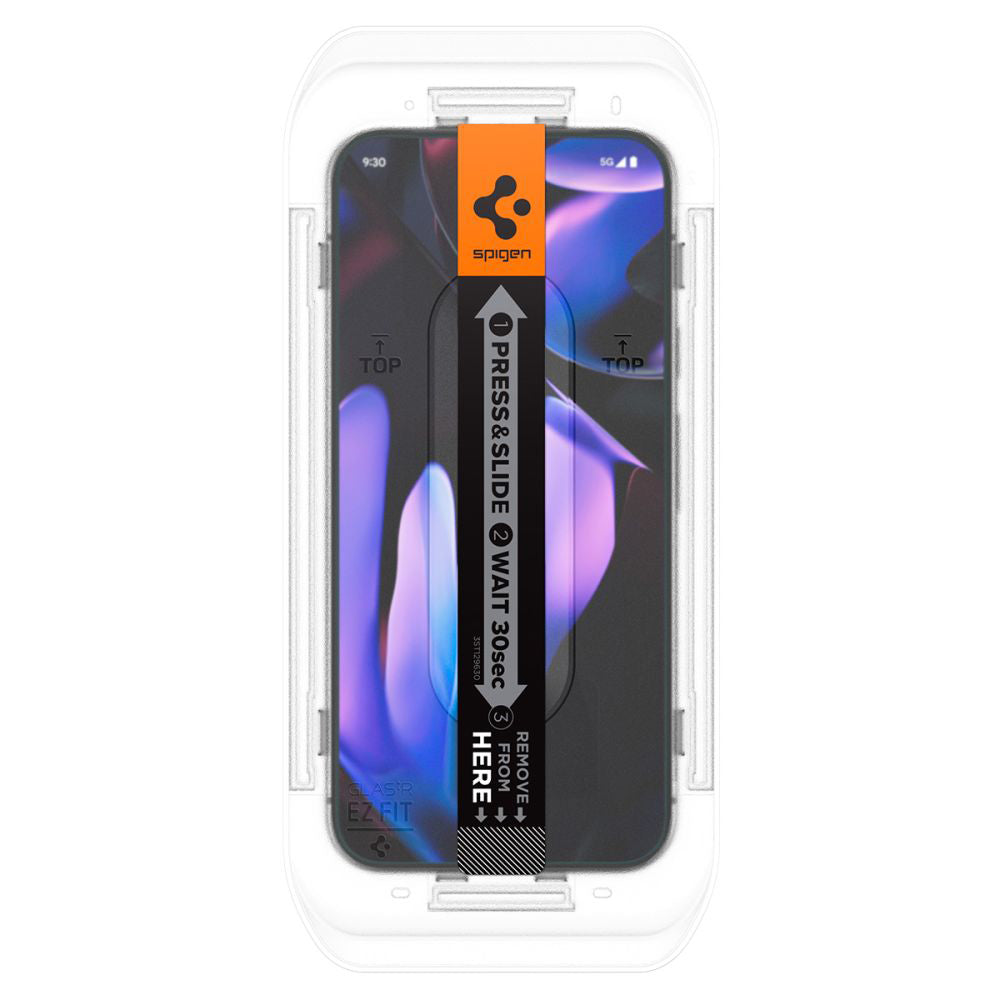 Spigen Folie de protectie Spigen (set de 2) Glas.tR EZ-FIT (AGL09312) compatibil cu Google Pixel 9 / 9 Pro, Privacy – im