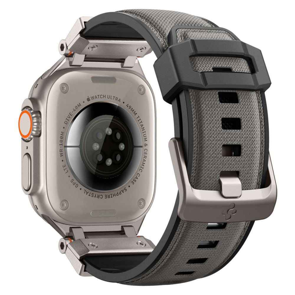 Accesoriu smartwatch Spigen DuraPro Armor (AMP09104) compatibil cu Apple Watch 1/2/3/4/5/6/7/8/9/10/11/SE/SE 2/SE 3/ Ultra/Ultra 2/Ultra 3 (42/44/45/46/49mm), Gri