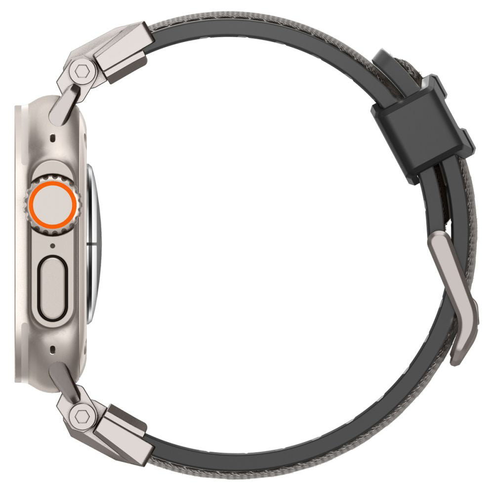 Accesoriu smartwatch Spigen DuraPro Armor (AMP09104) compatibil cu Apple Watch 1/2/3/4/5/6/7/8/9/10/11/SE/SE 2/SE 3/ Ultra/Ultra 2/Ultra 3 (42/44/45/46/49mm), Gri