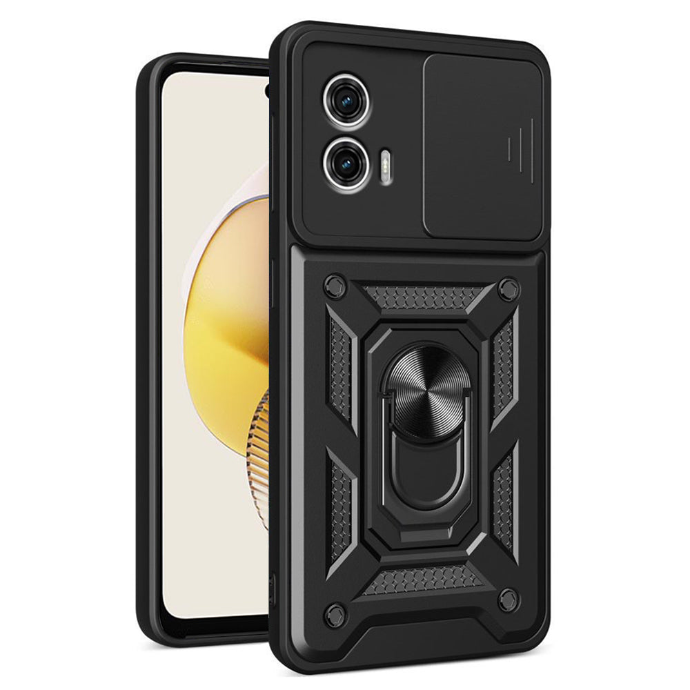 Husa pentru Motorola Moto G73 - Techsuit CamShield Series - Black