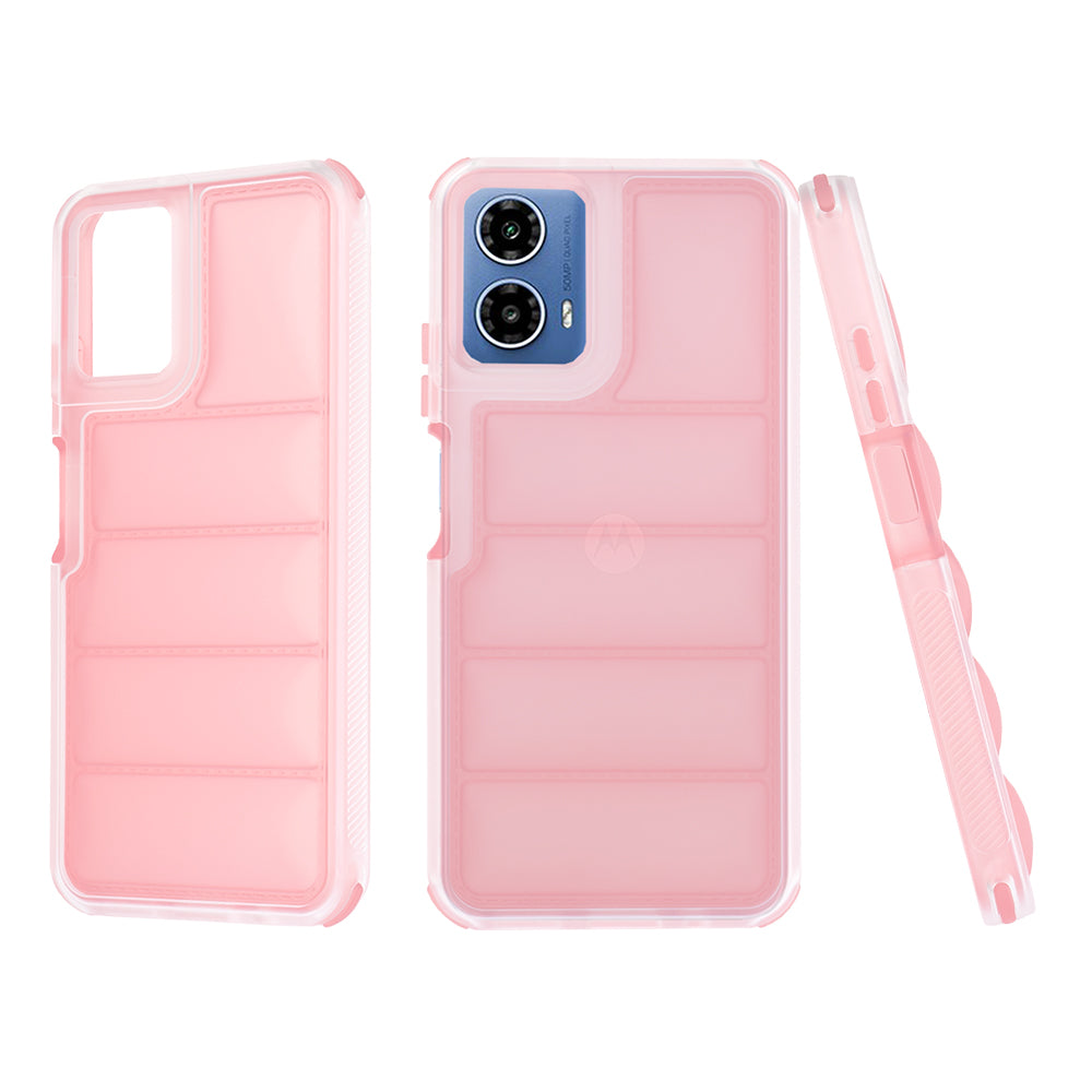 Husa de protectie Techsuit Wave Shield compatibil cu Motorola Moto G34 / Moto G45, Roz