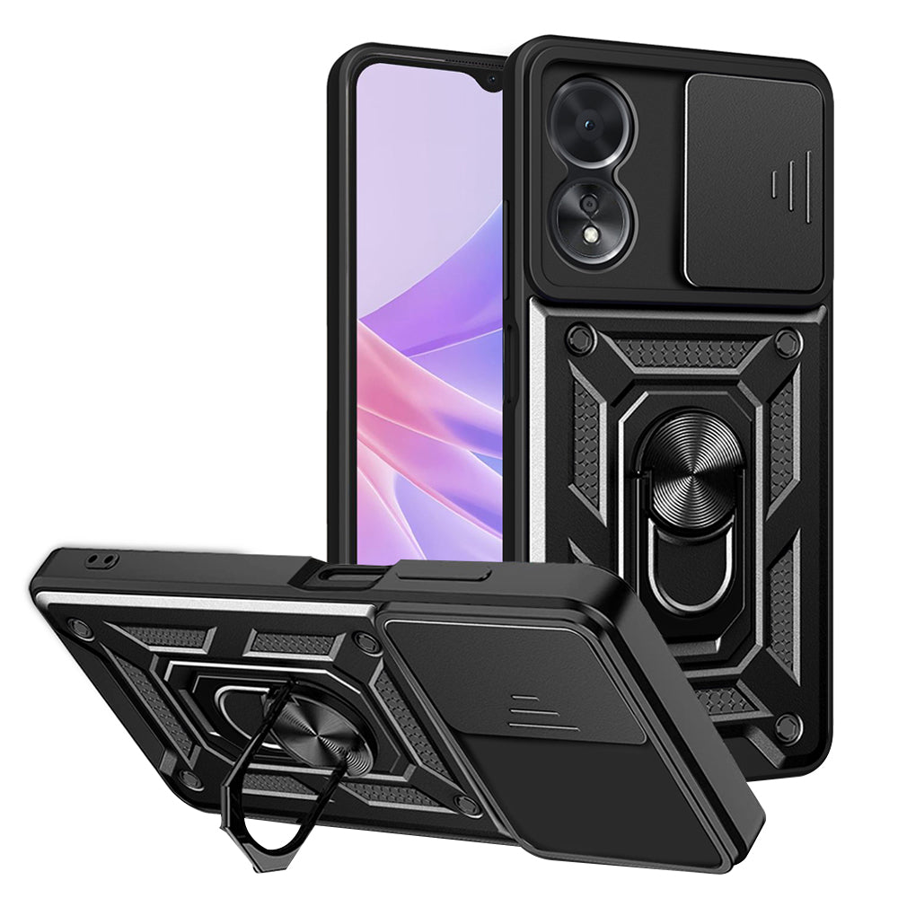 Husa de protectie Techsuit CamShield Series compatibil cu Oppo A58 5G / A78 5G, Negru