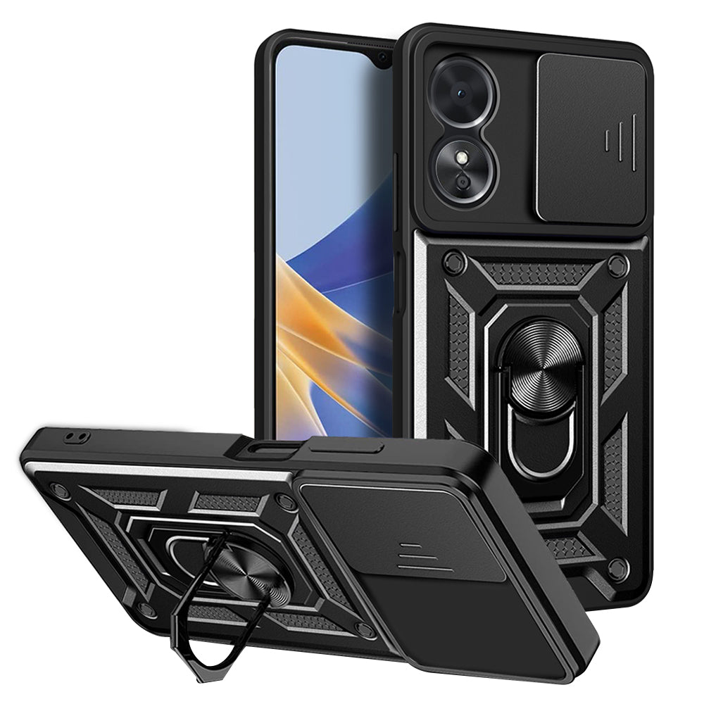Husa de protectie Techsuit CamShield Series compatibil cu Oppo A17, Negru
