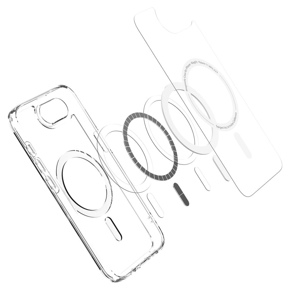 Husa de protectie Spigen Ultra Hybrid compatibil MagSafe (ACS09139) compatibil cu iPhone 16e / iPhone 17e, Alb