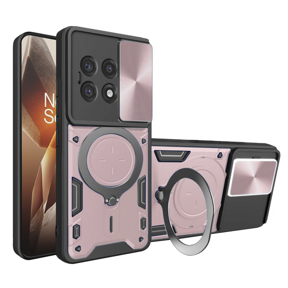 Husa de protectie Techsuit CamGuard Pro compatibil cu OnePlus 13R, Roz Auriu