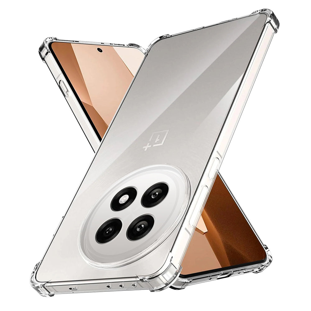 Husa de protectie Techsuit Shockproof Clear Silicone compatibil cu OnePlus 13R, Transparent