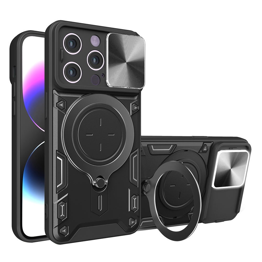 Husa de protectie Techsuit CamGuard Pro compatibil cu iPhone 14 Pro, Negru