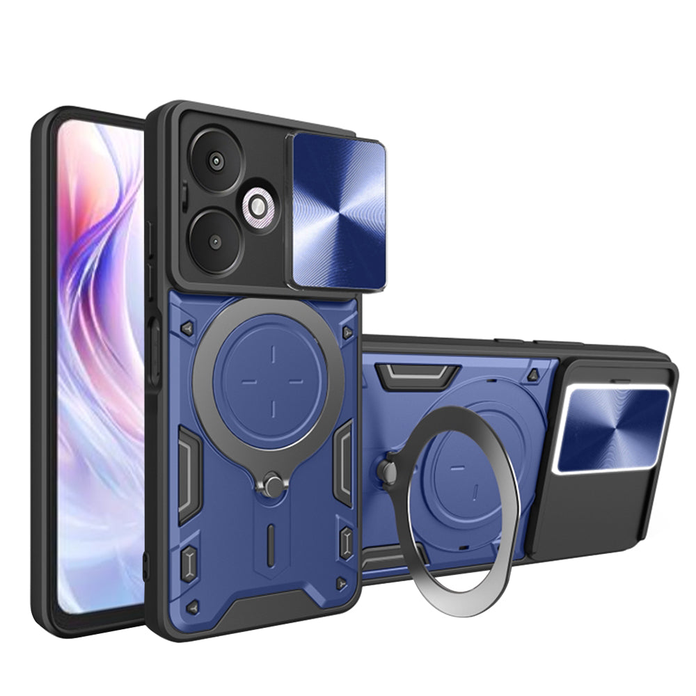 Husa de protectie Techsuit CamGuard Pro compatibil cu Xiaomi Redmi 13C 5G, Albastru