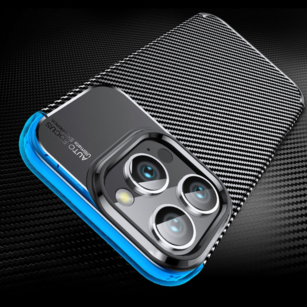 Husa de protectie Techsuit CarbonFiber compatibil cu OnePlus 13R, Negru