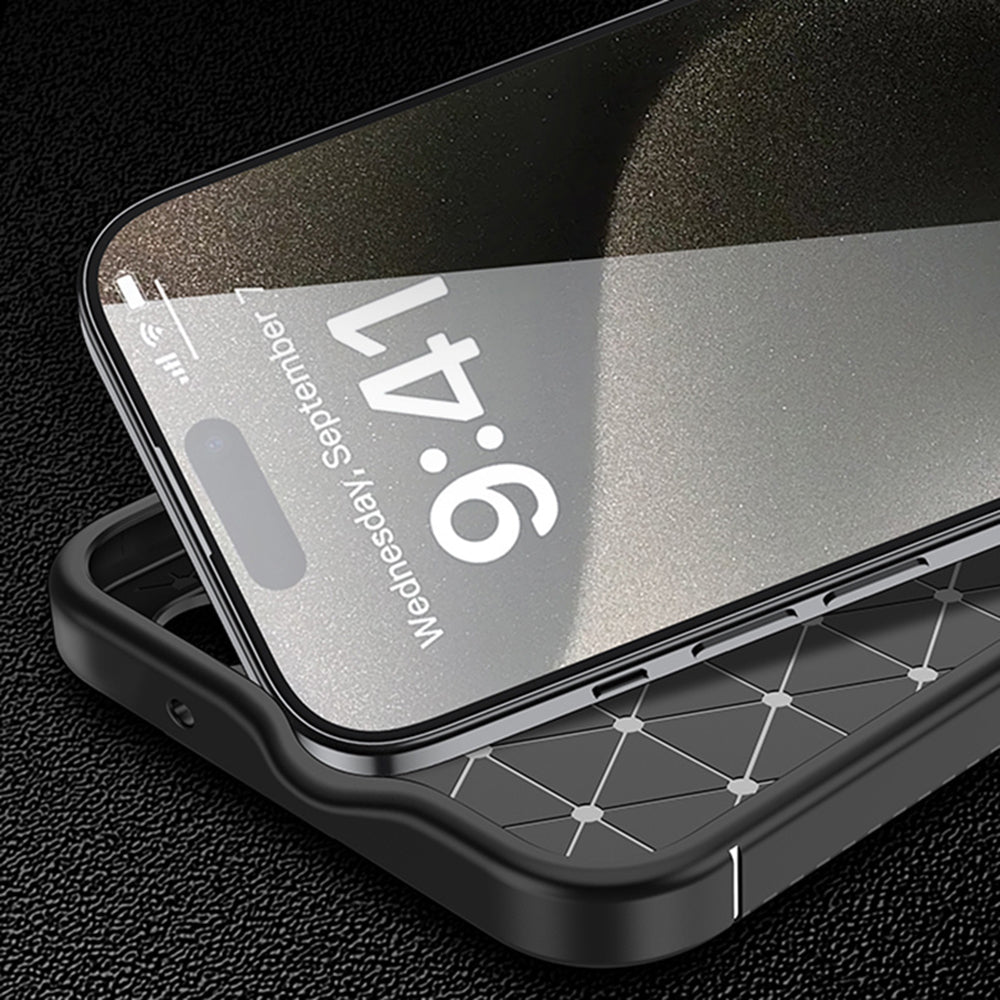 Husa de protectie Techsuit CarbonFiber compatibil cu OnePlus 13R, Negru