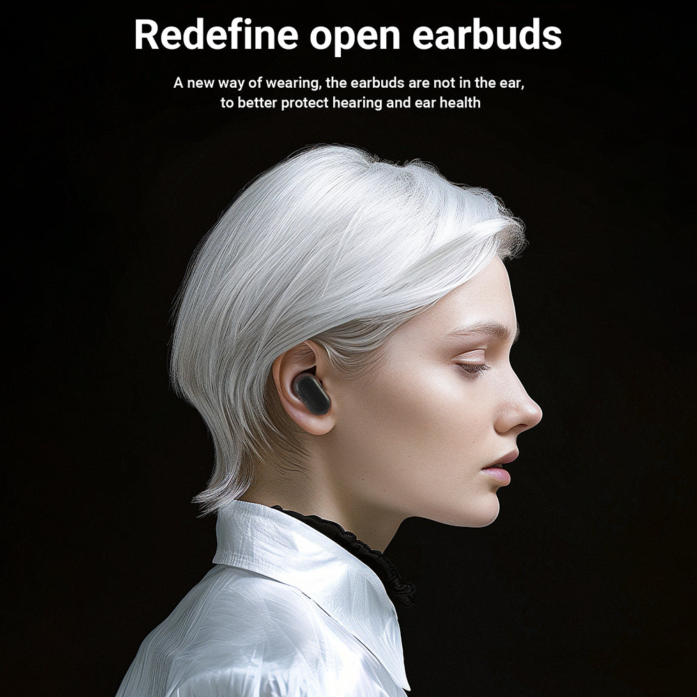 Casti Acefast Acefit Neo (FA003), USB-C, IPX4, Bluetooth 5.3, Call Noise Reduction, Bass Effect, 500mAh, Negru