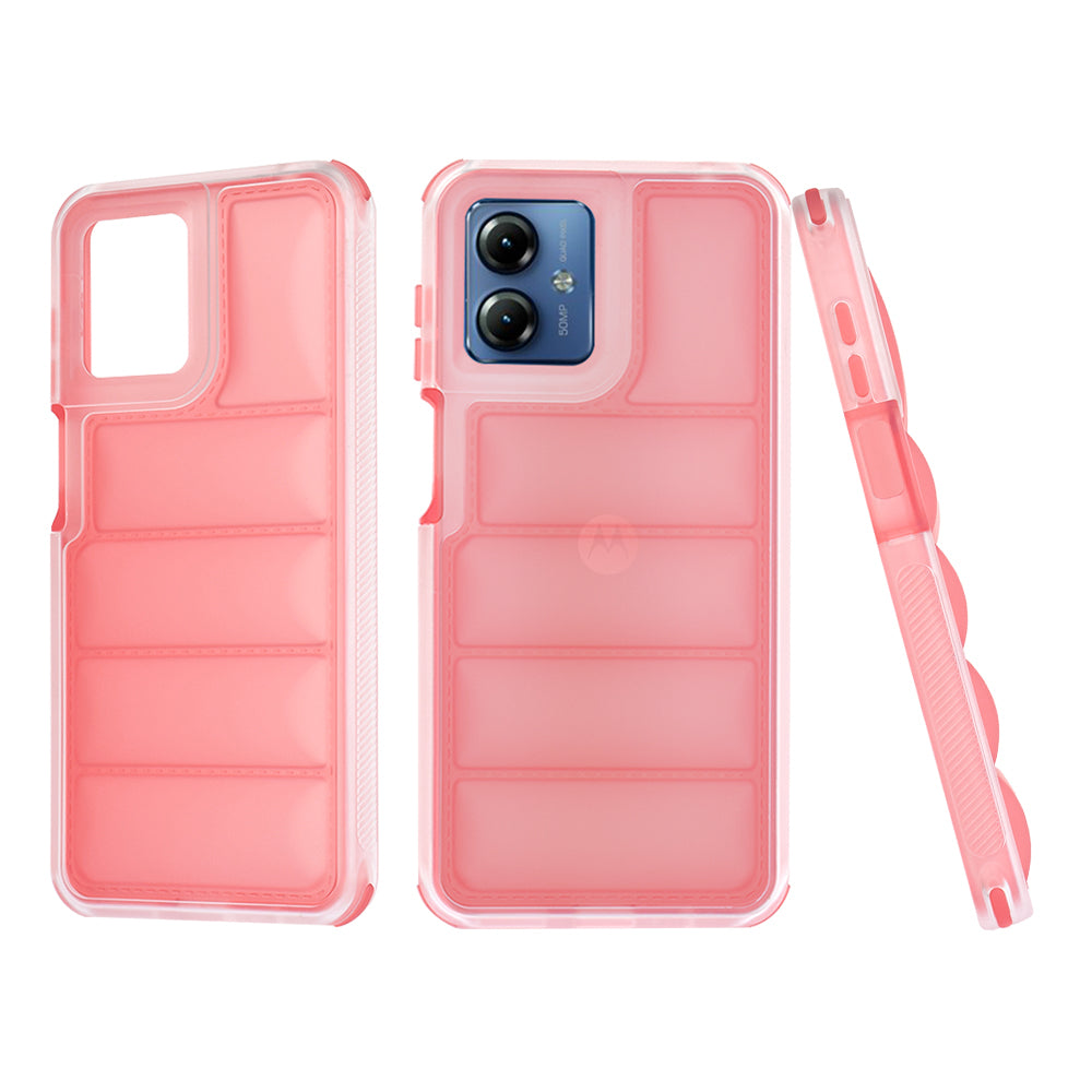 Husa de protectie Techsuit Wave Shield compatibil cu Motorola Moto G14, Rosu