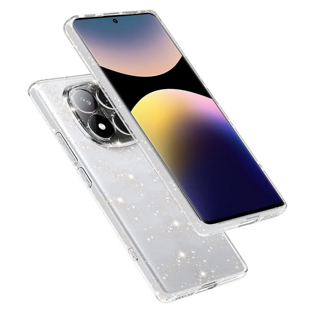 TechSuit Husa de protectie Techsuit SparkleSkin Series compatibil cu Xiaomi Redmi Note 14 Pro 4G, Transparent