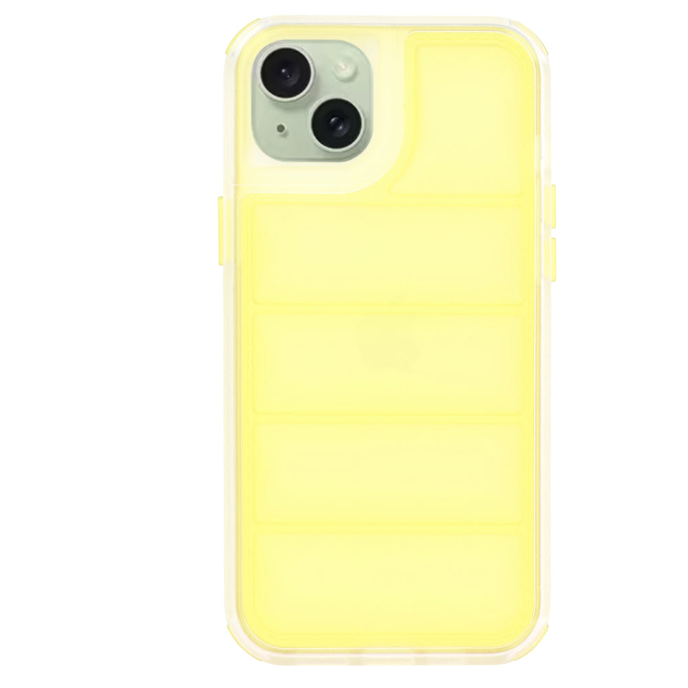 Husa de protectie Techsuit Wave Shield compatibil cu iPhone 15 Plus, Galben
