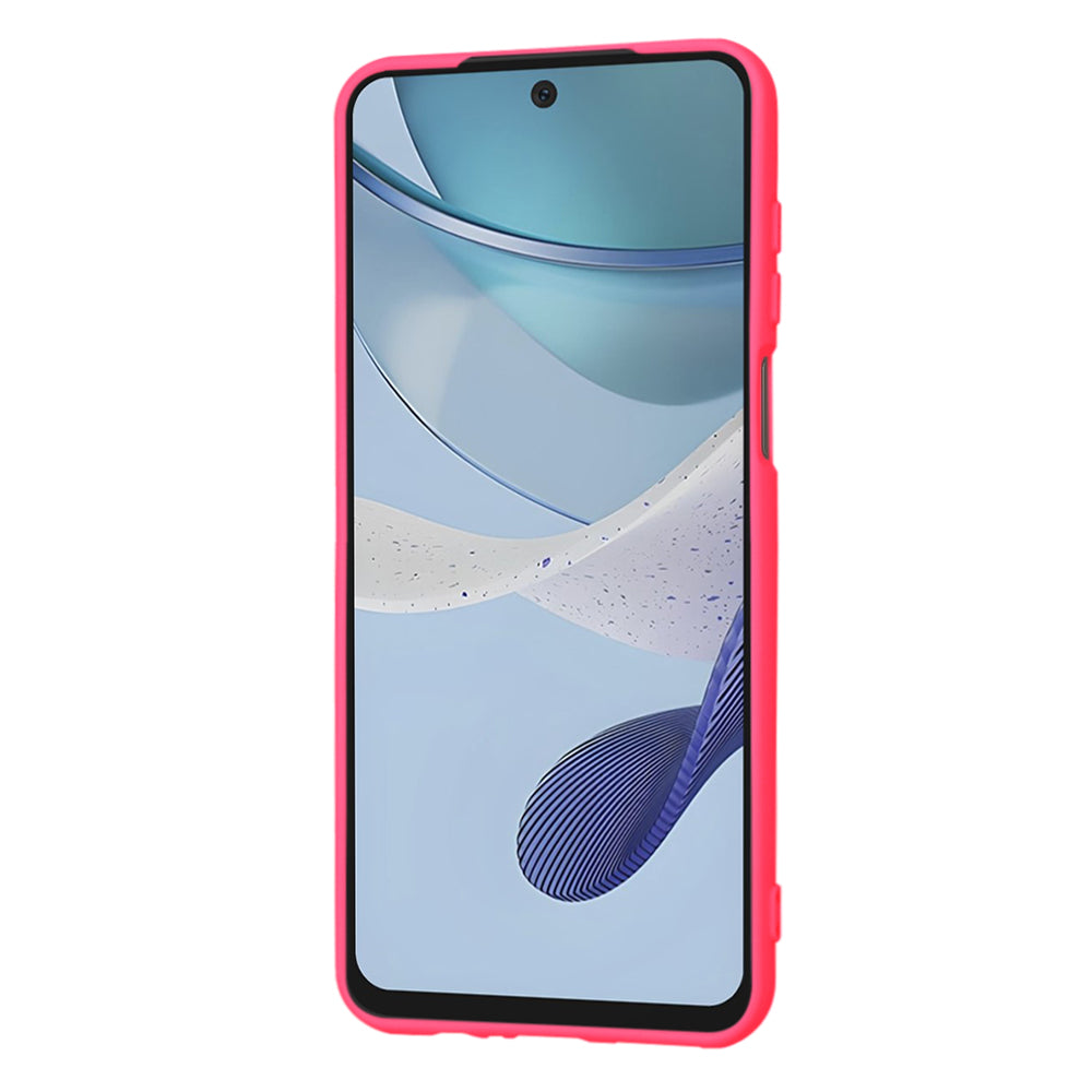 Husa de protectie Techsuit SoftFlex compatibil cu Motorola Moto G53, Roz Intens