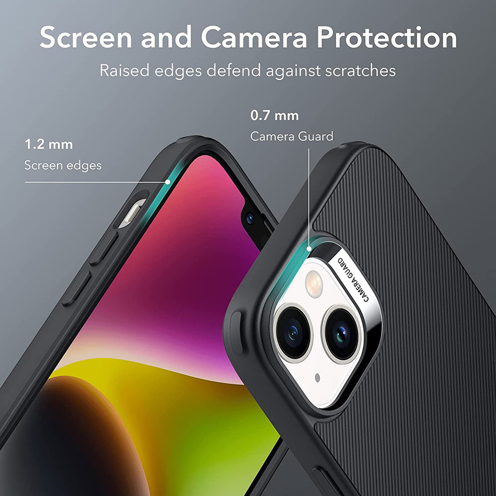 Husa de protectie ESR Air Shield Boost Kickstand compatibil cu iPhone 14 Plus, Translucent Black