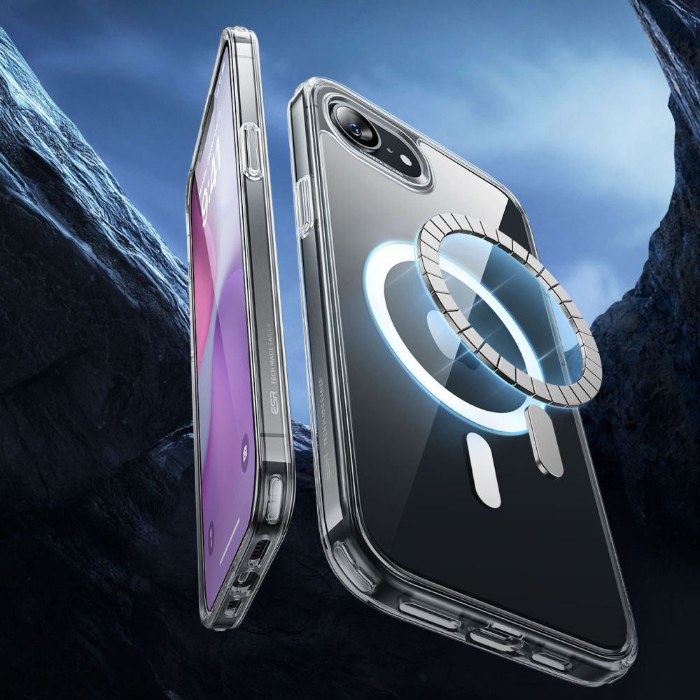 Husa de protectie ESR Classic Hybrid HaloLock compatibil cu iPhone 16e / iPhone 17e, Transparent