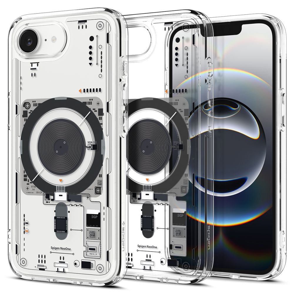 Husa de protectie Spigen Ultra Hybrid MagSafe (ACS09143) compatibil cu iPhone 16e, Neo One