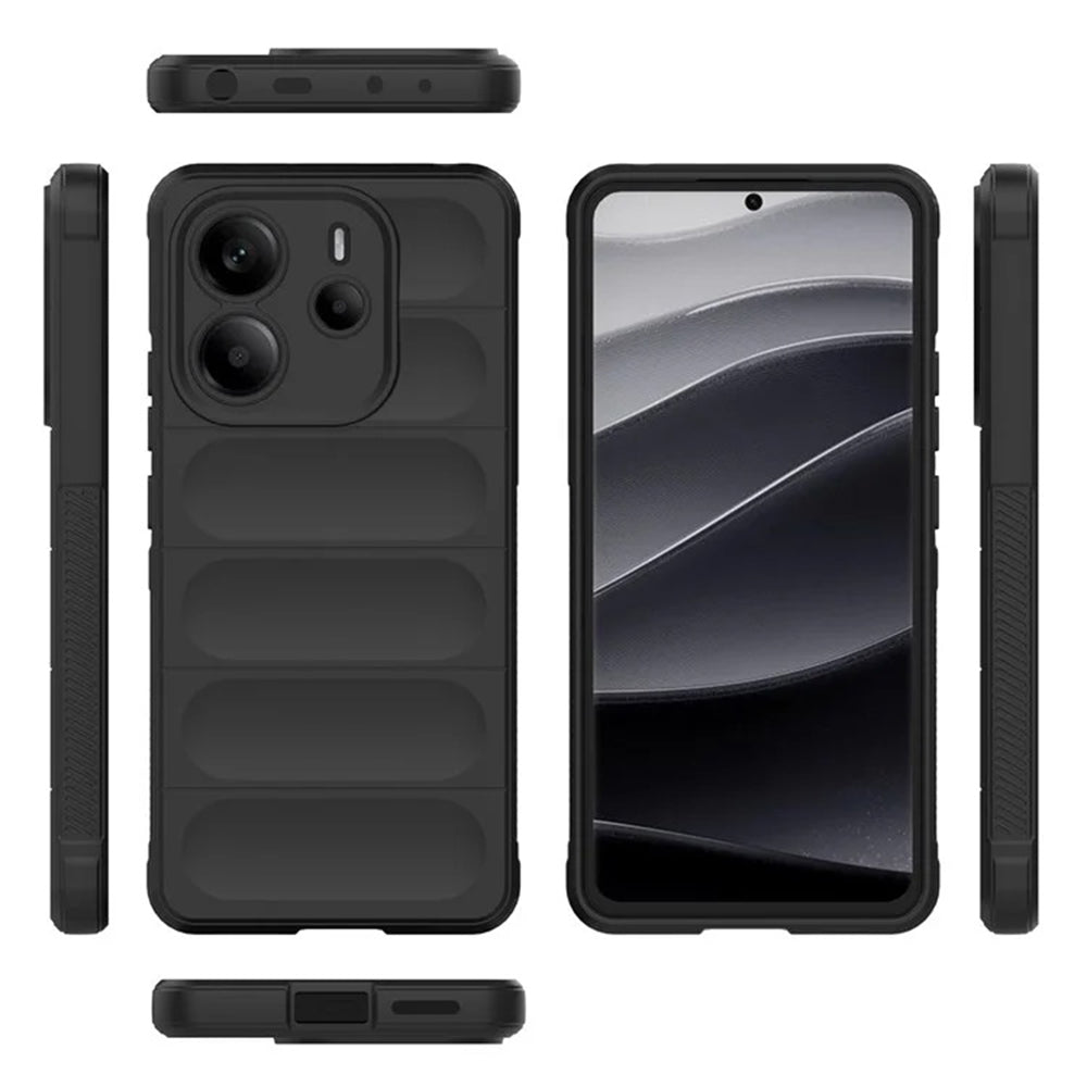 Husa de protectie Techsuit Magic Shield compatibil cu Xiaomi Redmi Note 14 4G (Regional), Negru