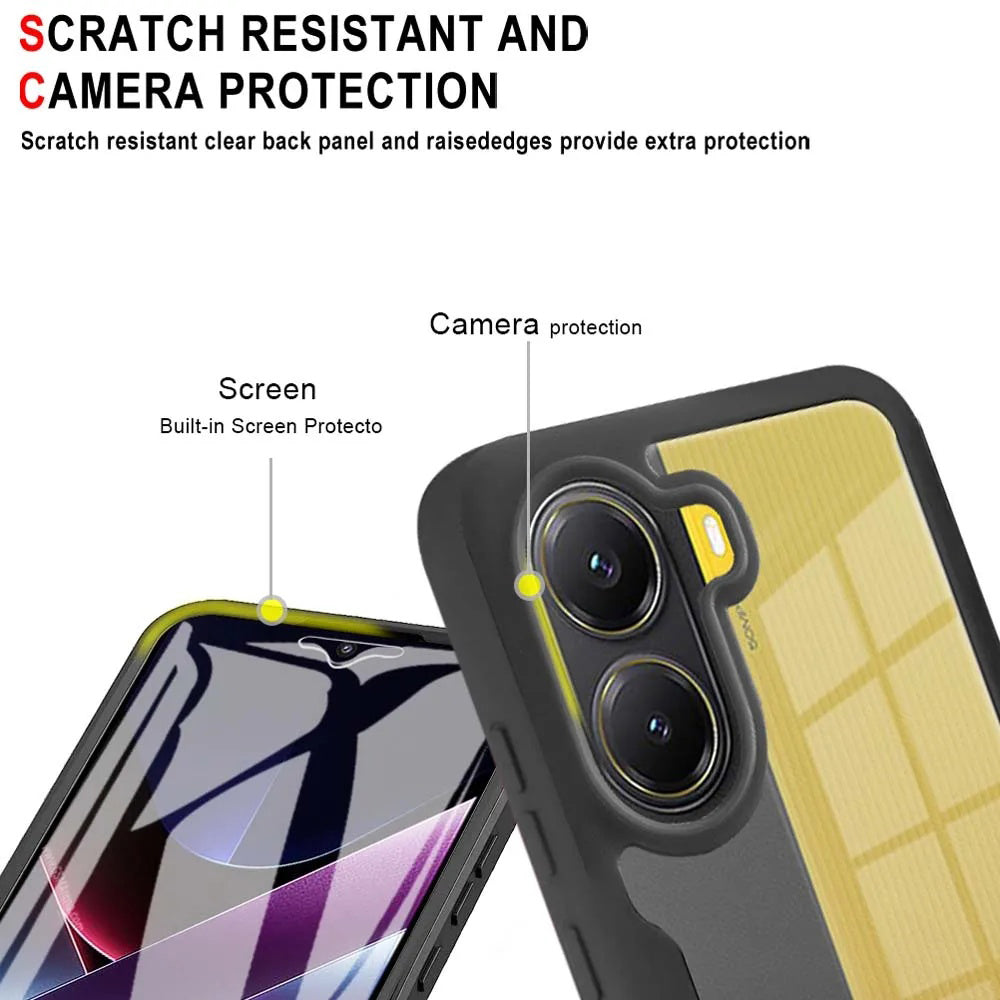 Folie de protectie Techsuit ColorVerse 360 Series + compatibil cu Xiaomi Poco X7 Pro, Albastru
