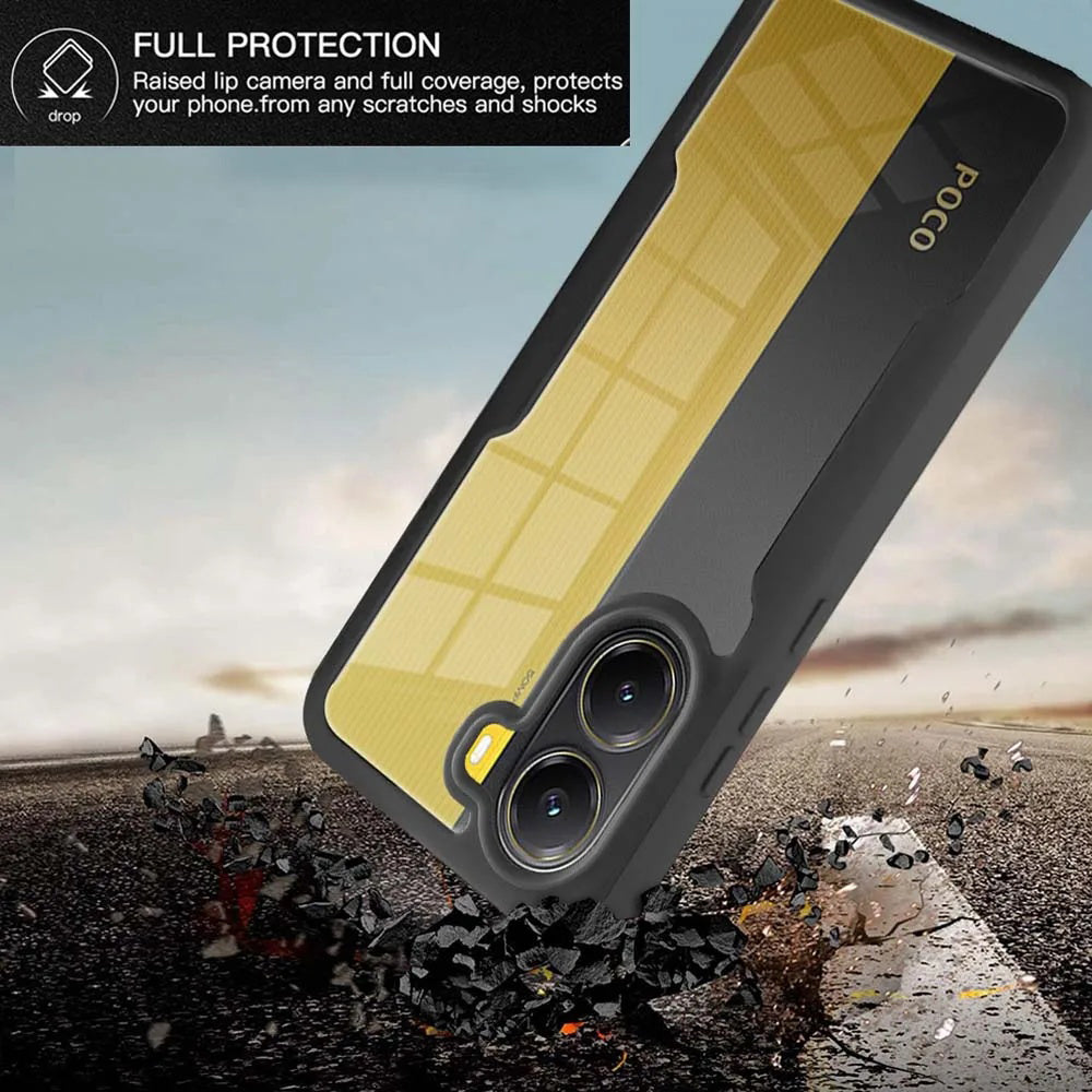 Folie de protectie Techsuit ColorVerse 360 Series + compatibil cu Xiaomi Poco X7 Pro, Albastru
