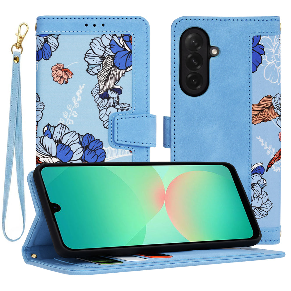 Husa de protectie Techsuit FlipCraft compatibil cu Samsung Galaxy A26 5G, Vibrant Blue